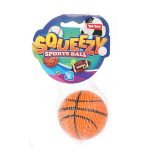 Squeezy sportbal 6 cm 6 assorti