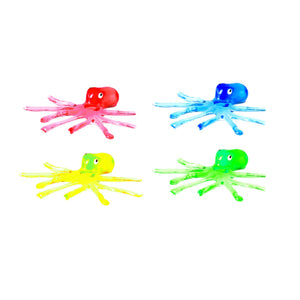 Raamkruiper Sticky octopus 4 assorti