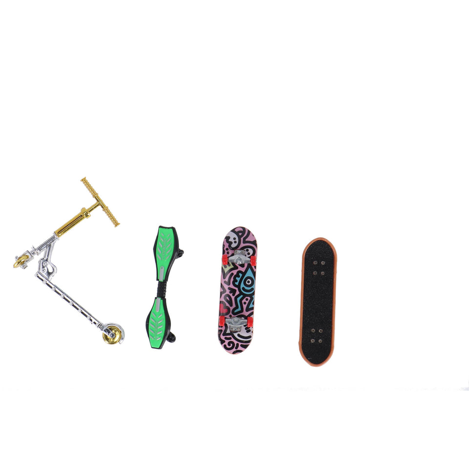 Vingerskateboard met step assorti