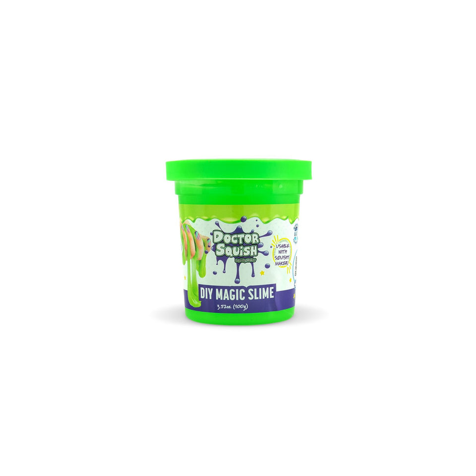 Doctor Squish Slime Groen 100 Gram