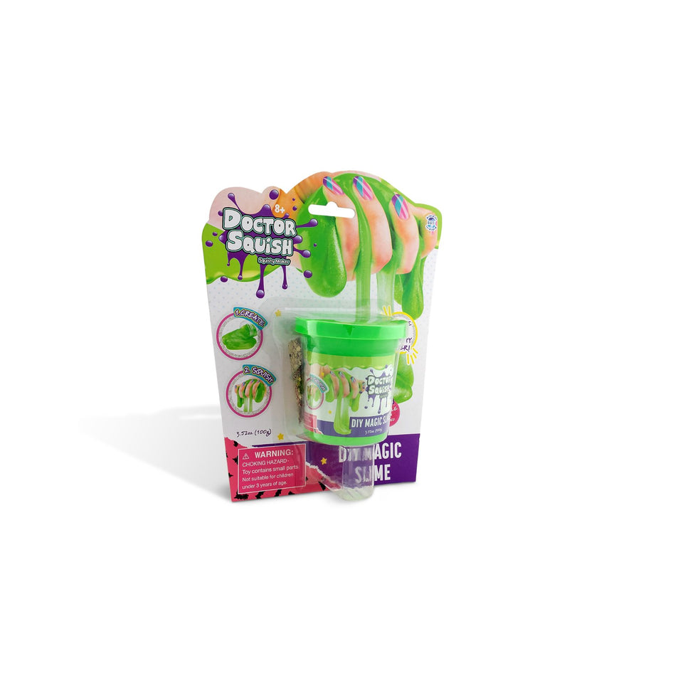 Doctor Squish Slime Groen 100 Gram