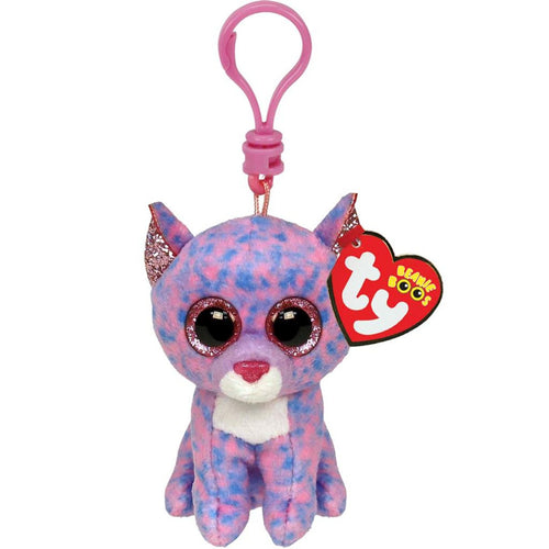 Ty Beanie Boo Sleutelhanger Cassidy Lavender Cat