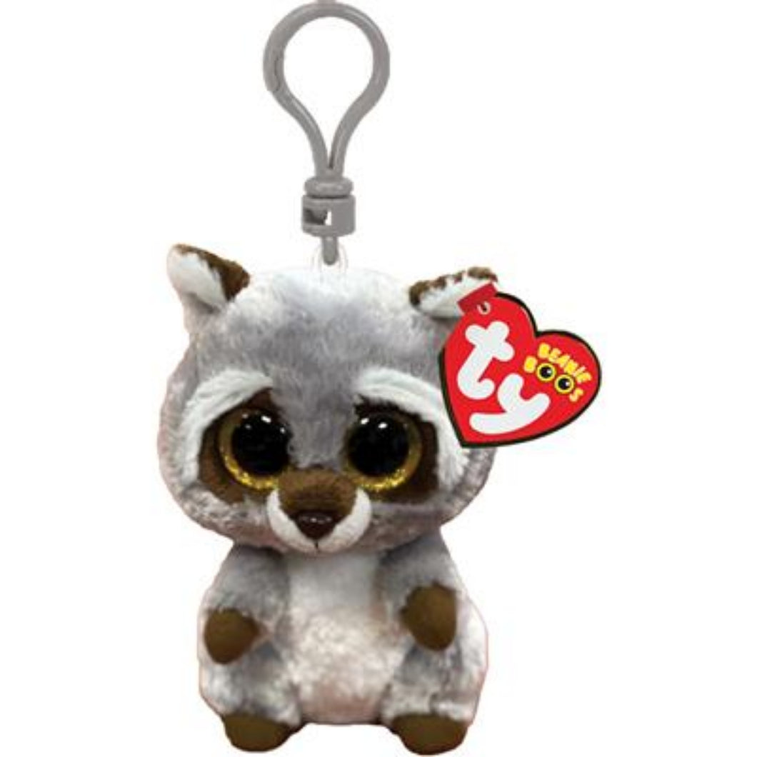 Ty Beanie Boo Sleutelhanger Oakie Racoon  Clip