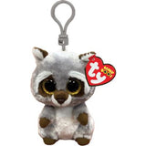 Ty Beanie Boo Sleutelhanger Oakie Racoon  Clip