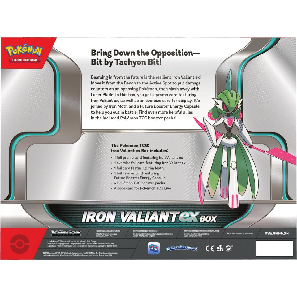 Pokemon TCG Iron Valiant Roaring Moon ex Box