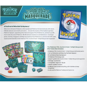 Pokémon TCG SV06 Twilight Masquerade Elite  Trainer Box