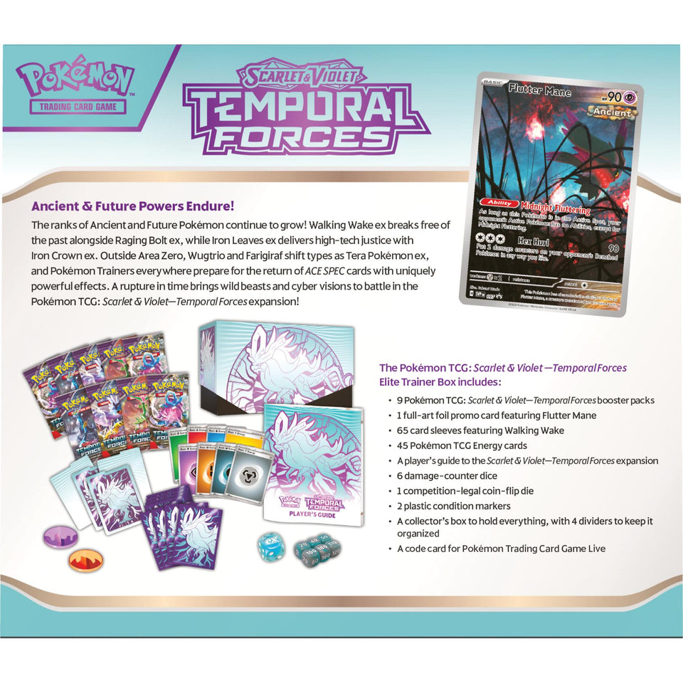 Pokemon TCG SV05 Temporal Forces Elite Trainer Box