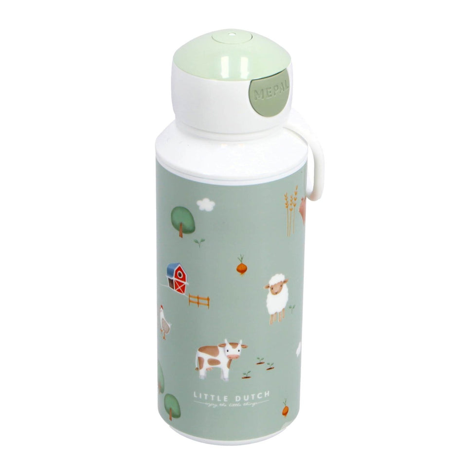 Mepal Campus Little Farm Drinkfles Pop-Up 400 Ml