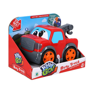 KiddyGo auto pick up truck 19 cm met licht en geluid rood