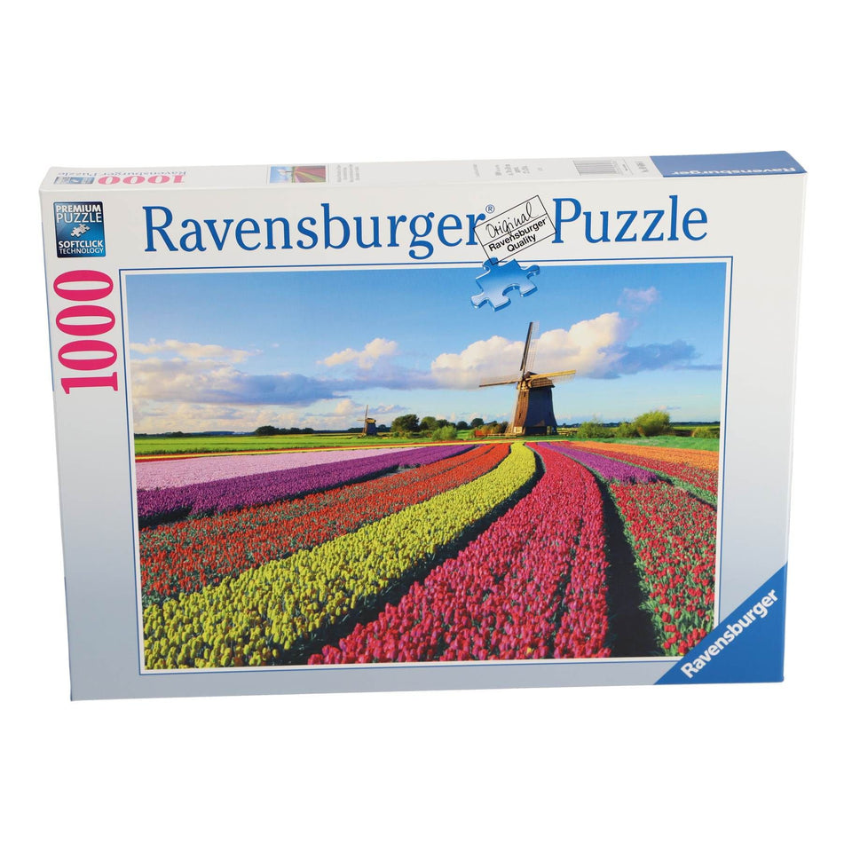 Ravensburger puzzel Hollandse windmolen 1000  stukjes