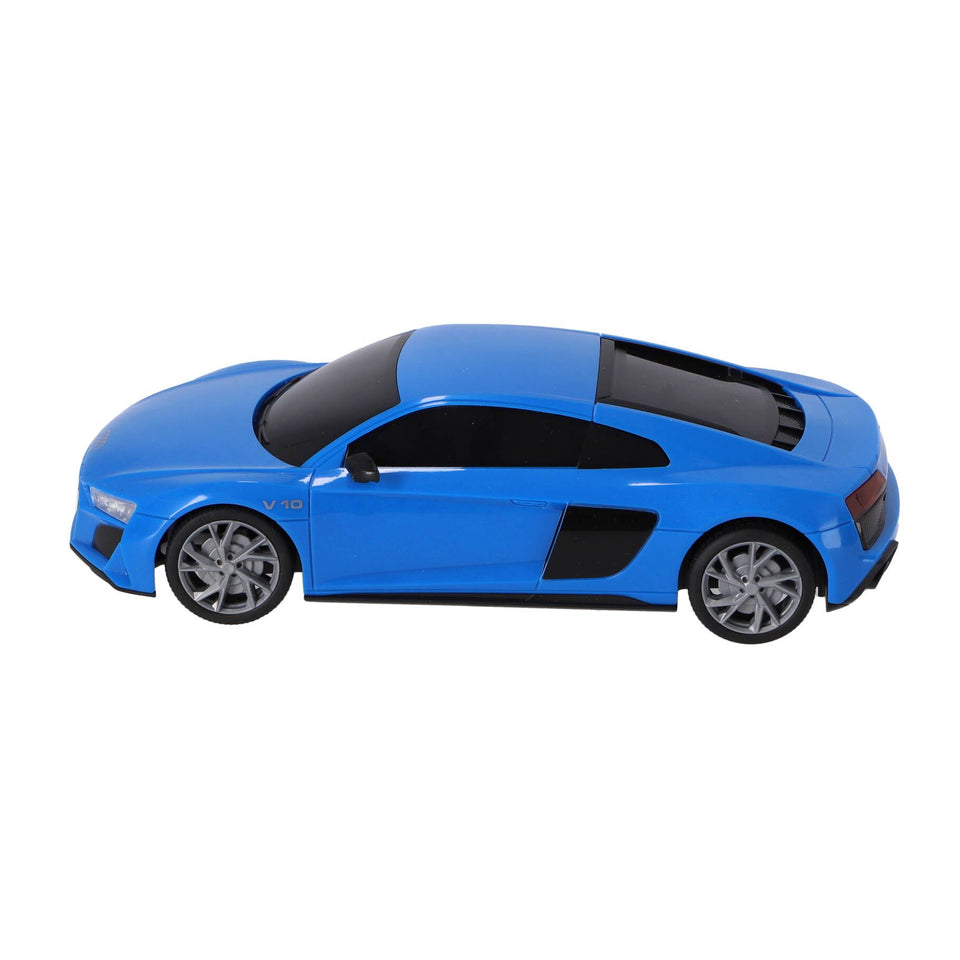 Radiografisch bestuurbare auto audi 1:16 2.4g r8 coupé blauw