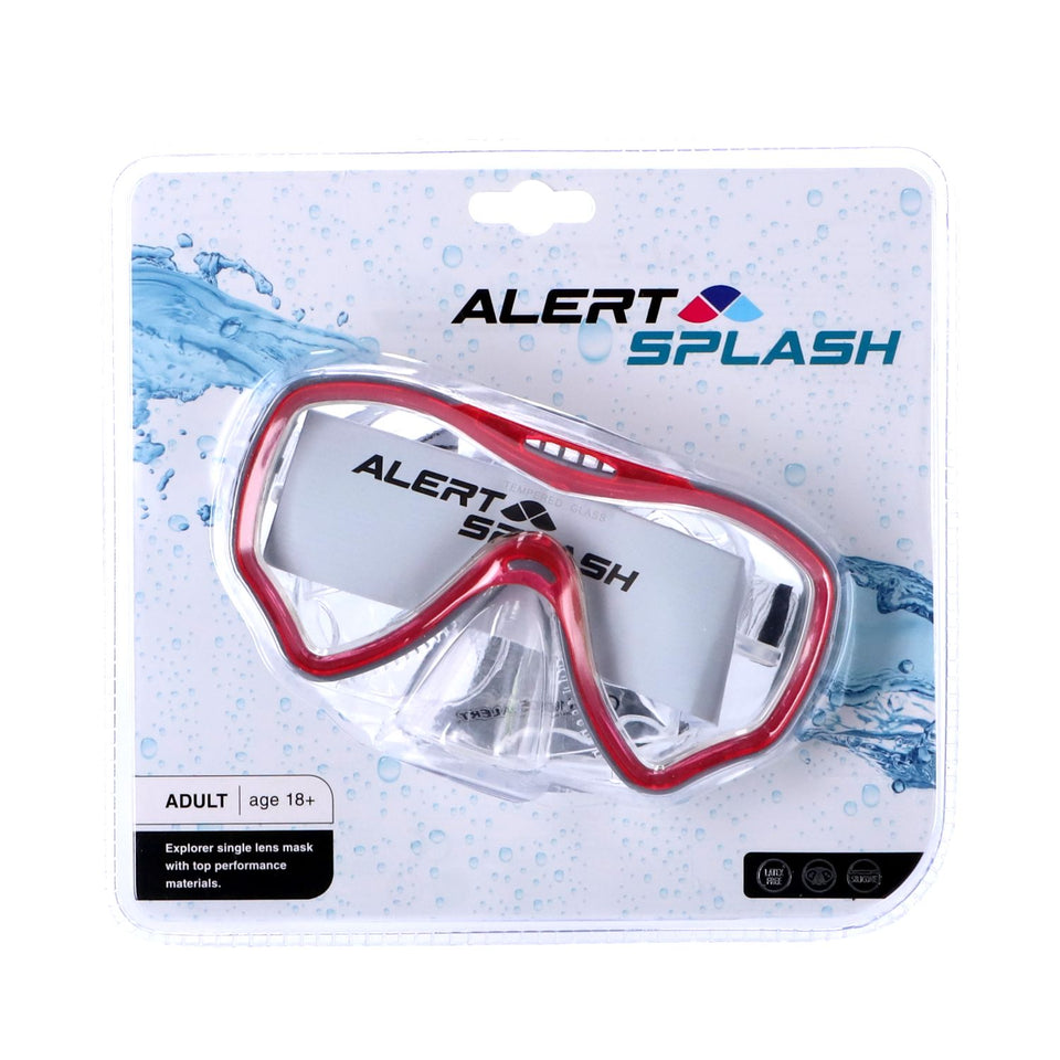 Alert Splash Duikbril Maat L 3 Assorti