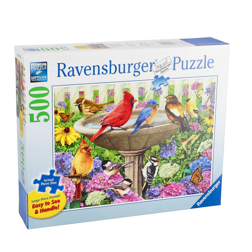 Ravensburger Puzzel Het Vogelbad 500 Stukjes Extra Groot