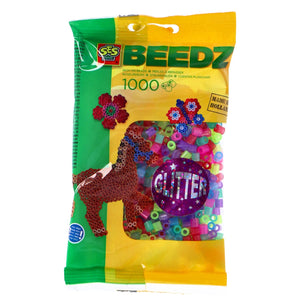 SES Beedz Strijkkralen Glitter Mix 1000 Stuks