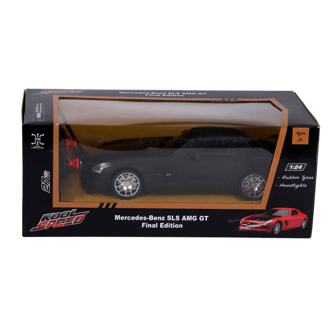 Radiografisch bestuurbare auto mercedes-benz 1:24 sls amg gt final edition zwart