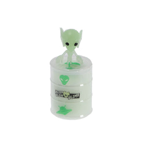 Olievat slijm glow in the dark met alien