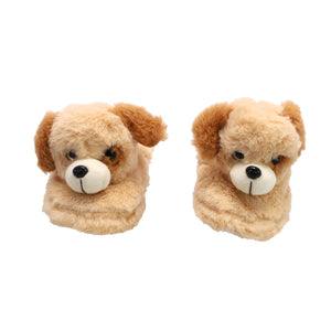 Pantoffels pluche hond kids maat 28-30