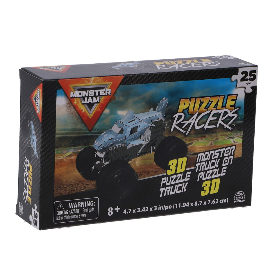 Monster Jam Puzzle Racers Assorti Pk 4