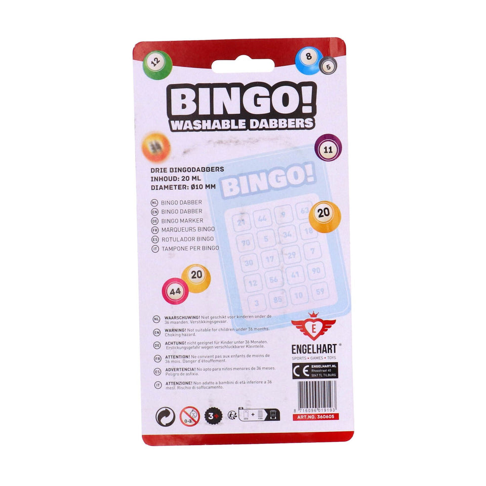 Bingo stiften 3 stuks