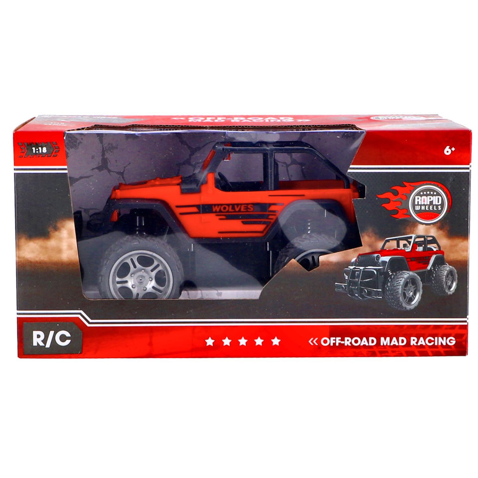 Rapid Wheels radiografisch bestuurbare monster truck jeep 1:18