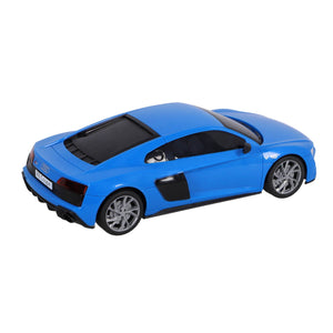 Radiografisch bestuurbare auto audi 1:16 2.4g r8 coupé blauw