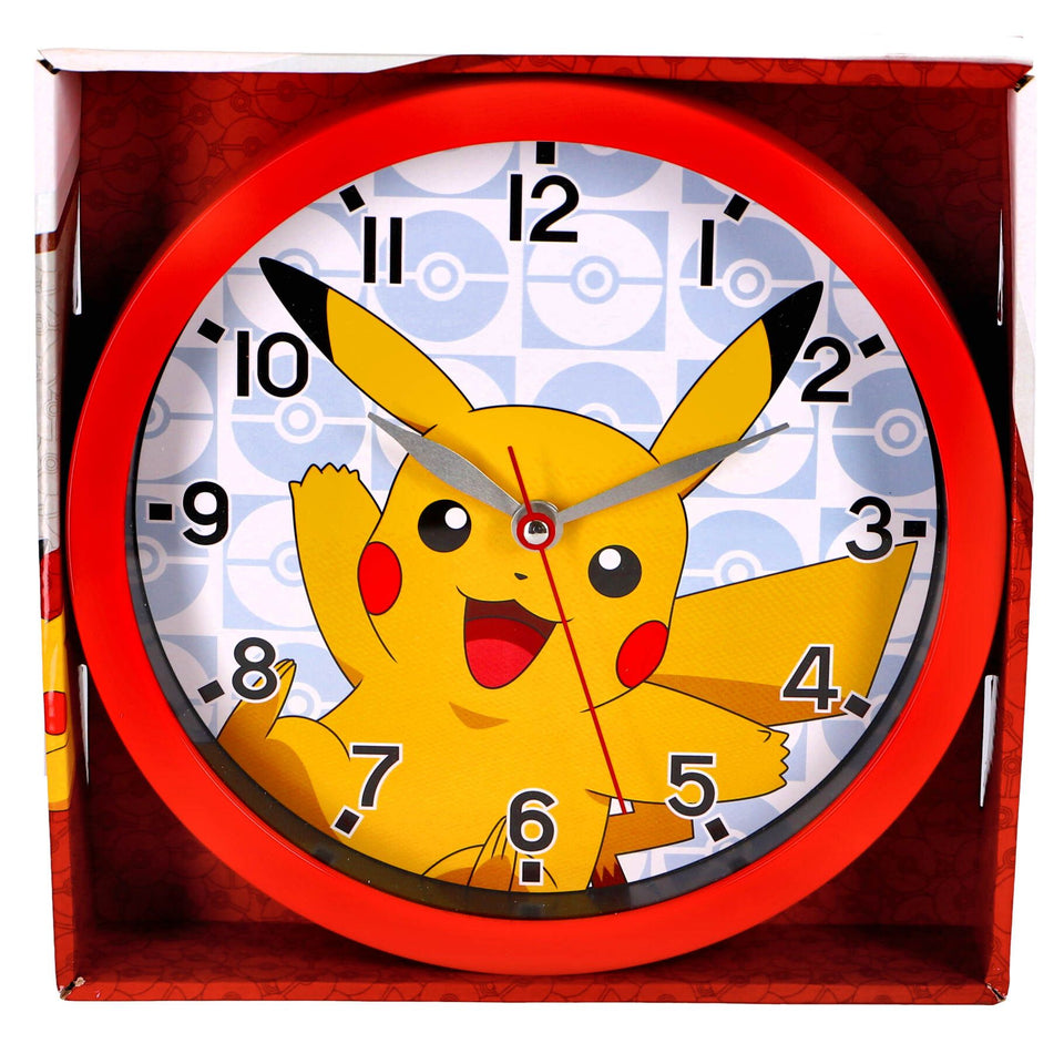 Pokémon Wandklok: Pikachu