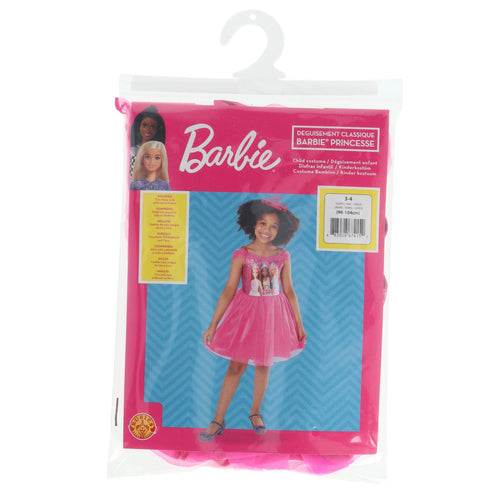 Kostuum Barbie Princess Jurkje 3-4 Jaar