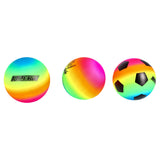 Alert Sport Minivoetbal 15 cm PVC Regenboog (3 Stuks)